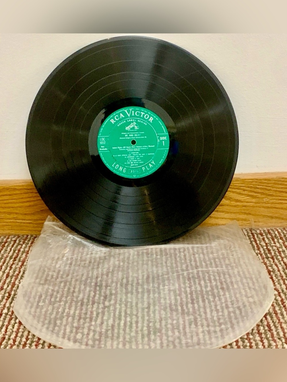 Vintage Vinyl RCA Victor Musical Juliet And Me Record Album